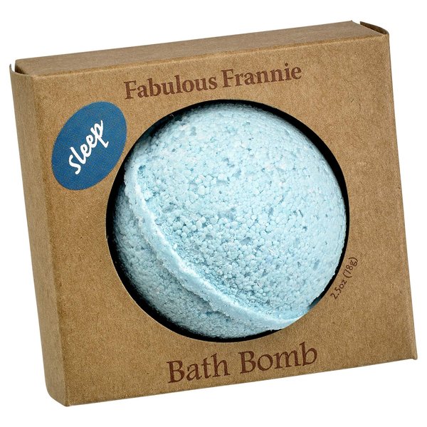 Fabulous Frannie Sleep Natural, Handmade Bath Bomb Set, Rich in Essential Oil, Mineral Salt, Coconut Oil, Witch Hazel, Fizzies to Moisturize Skin 2.5oz (Pack of 1)