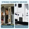 EJYTRVT Magnetic RV Baggage Door Catch RV Door Holder Latch for RV, Camper, Trailer, Motor Home, Boat Compartments, Cargo (Black, 2 Pack)