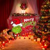 Merry Christmas Banner 5x3FT Holiday Party Decorations for Kids Home, Christmas Backdrop and Decor