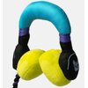 DJ Headphones Dog Toy Premium Plush w/Rope Squeaker & Crinkle