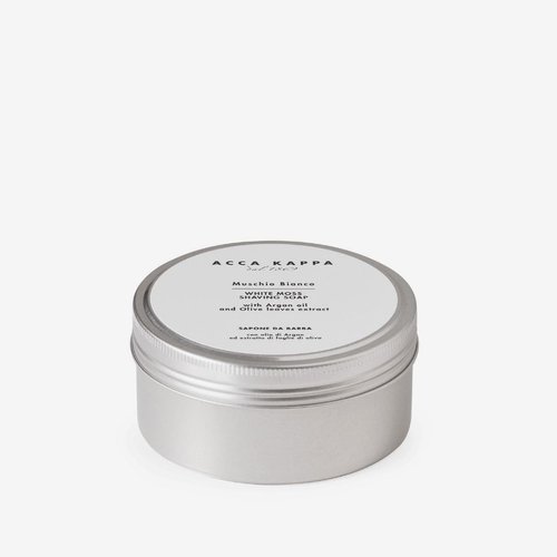 ACCA KAPPA White Moss Shaving Soap – Hydrating and Soothing Formula with Argan and Olive Extracts