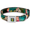 Buckle-Down Seatbelt Buckle Dog Collar - Anna & Hans/Anna & Kristoff Poses - 1.5" Wide - Fits 16-23" Neck - Medium