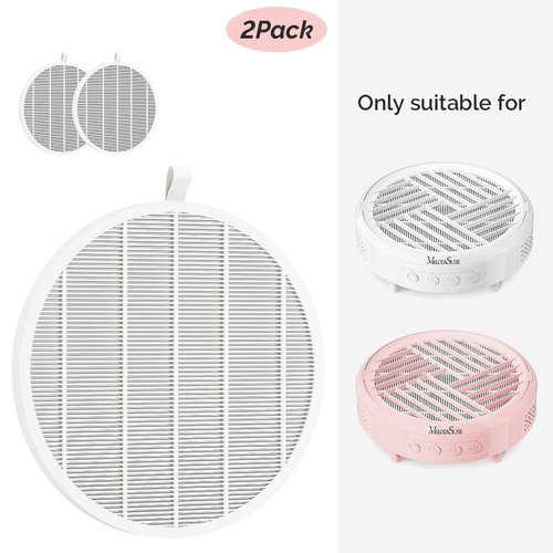 MelodySusie HPro Nail Dust Collector Replacement Filter,2 Pack Reusable Dust Filter Only for MelosySusie HPro Nail Dust Collector Vacuum Fan Dust Collector Extractor Electric Dust Suction Machine
