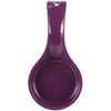 Reston Lloyd Rest Plastic Counter Stove Top Utensil Holder for Spoons, Ladle, Tong, Space-Saving Hanging Hole on Handle, Plum