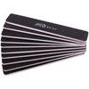 PANA Jumbo Double-Sided Emery Nail File for Manicure, Pedicure, Natural, and Acrylic Nails - Black (Grit 80/80) - 50 Piece Pack