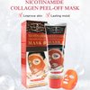 AICHUN BEAUTY Peel-Off Facial Mask Deep Cleansing Oil & Dirt Pores Face Skin Recover Vitamin A & E 120ml/4.05fl.oz (NICOTINAMIDE COLLAGEN PEEL-OFF MASK)