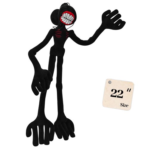 FIMIGID Monster Plush Stuffed Toys Limbs Movable Cartoon Cat and Dog Doll 22 inch, Plush Toys for Home Decoration The Best Gift for Halloween and Christmas Party Birthday Gift (Black Head)