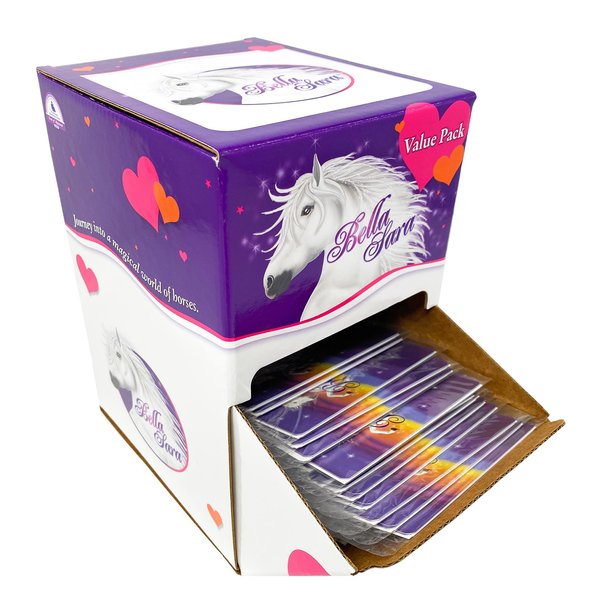 Hidden City Games Bella Sara 48 Packs Bella's Ball Booster Box (Value Pack) (144 Cards, 48 Stickers and 48 Secret Codes!)