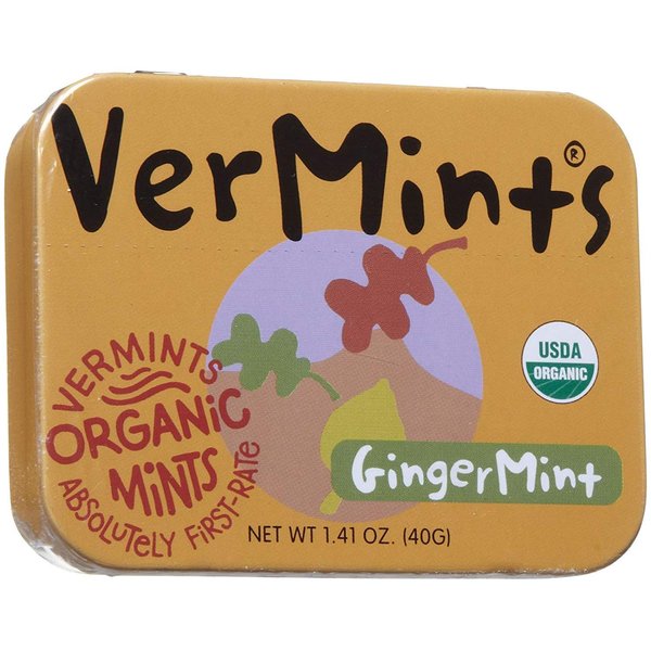 VerMints Gingermint Breathmints, 1.41 oz, 6ct