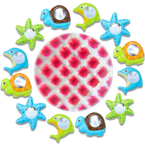 iKeelo Prism Lens Kaleidoscopes (12 Units) - Bee-Eye, Kaleidoscope and Linear Effect - Novelty Goodie Bags Stuffers for Birthday Party, Great Classroom Prizes and School Carnival Awards