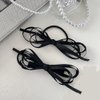 Leadigol Bow Hairpin Sweet Retro Female Hair Accessories Hair Clip Hair Tie Cloth Bangs Clip Girl Hair Rope