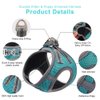 Dog and Cat Universal Harness with Leash - Cat Harness Escape Proof - Adjustable Reflective Step in Dog Harness for Small Dogs Medium Dogs - Soft Mesh Comfort Fit No Pull No Choke (XS, Lake Blue)
