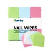 BLUERISE Lint Free Nail Wipes Colorful 1200pcs Nail Polish Remover Pads Soft Absorbable Eyelash Extension Glue Cleaning Wipes