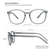 LAMBBAA Vintage Round Progressive Multifocal Presbyopic Glasses, Anti-Blue Light Glasses for Men Women Readers (+0.00/+2.50 Magnification)