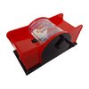 2 Deck Hand Crank "Welcome To Las Vegas" Card Shuffler, Red & Black