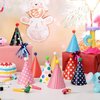 59 Pieces Party Cone Hats with Colorful Party Blowers and Metallic Fringed Noise Makers Birthday Blowouts Horns Whistles Musical Noisemaker