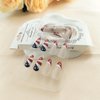 4th of July Nails Medium Press on Nails Almond Fake Nails with American Flag Star Patriotic Cute Acrylic Nails Red French Tips Glue on Nails Independence Day Nails Press ons for Women 24 Pcs