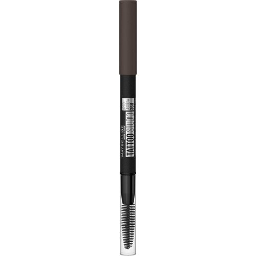 Maybelline TattooStudio Waterproof Eyebrow Pencil, Sharpenable, Longwear, Long Lasting Eyebrow Pencil, Defined Brows, Pigment Brow Pencil, Black Brown, 1 Count