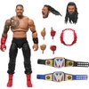 Mattel WWE Ultimate Edition Action Figure & Accessories Set, Roman Reigns 6-inch Collectible with 30 Articulation Points, Swappable Pieces & Entrance Gear