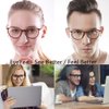 Big Round Computer Blue Light Blocking Glasses - Clear Lens Reading Glasses for Women Men Anti Eye Strain & UV Glare 5033tor-175 (Tortoise, 1.75)