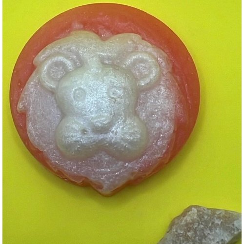 Leo Soap, Crystal Inside Soap, Gemstone Soap, Coconut Lime Scent, Zodiac Soap, Horoscope Gift, Vegan Bar Soap, Astrology