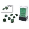 Chessex Dice Set – 10mm Scarab Jade/Gold Green Plastic Polyhedral Dice Set – Dungeons and Dragons D&D DND TTRPG Dice – includes 7 Dice - D4 D6 D8 D10 D12 D20 D% (CHX20415)