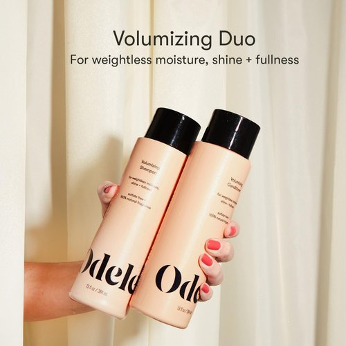 Odele Volumizing Sulfate-Free Shampoo & Conditioner Set, Adds Moisture, Shine, and Fullness for Straight or Wavy Hair Types, 13 Fl Oz Each (2-Pack)