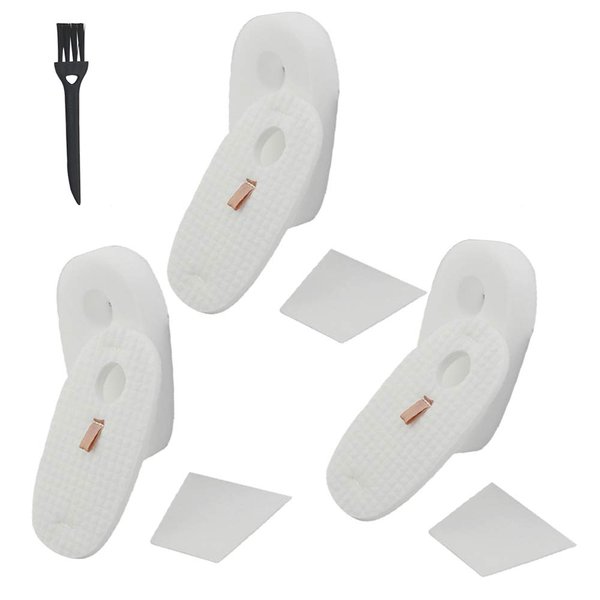 Dttery 3 Pack for Shark Rocket DeluxePro TruePet HV319Q HV320 HV321 HV322 HV324Q HV325 UV330 UV422 Filter kit, 3 Foam & Felt + 3 Post Filters Replacement Part # 1080FTV320 & 1084FTV320, Insole-shaped
