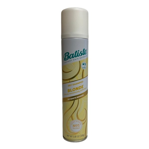 Batiste Instant Hair Refresh Dry Shampoo Blonde, Blends Seamlessly with Hair, No White Residue, 3.81 oz (Pack of 3)