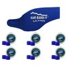 EAR BAND-IT Ultra Swimming Headband with Putty Buddies earplugs - 6 Pair Soft Silicone Premium Ear Plugs - The Best Swim Headband and Earplugs - Doctor Recommended