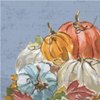 Design Design 3-Ply Fall Themed Paper Luncheon Dinner Napkins 20-Count, Pumpkins Harvest