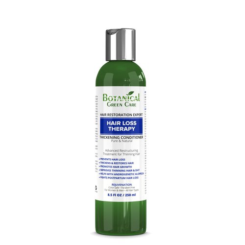 Botanical Green Care Conditioner for Hair Growth, Volumizing and Strengthening Thinning Hair - Color Safe