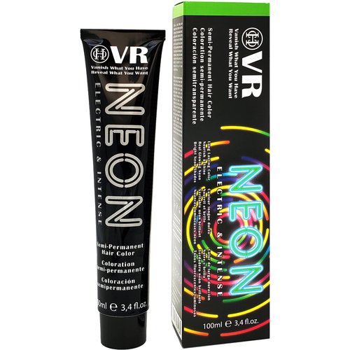 Cocohoney VR Neon Color Electric & Intense Semi-Permanant Hair Color for Bleach Level "9"| Vegan and Cruelty-Free | Long Lasting Color | Nourish & Shine | Real Glowing Neon (Lizard Green)