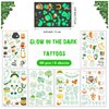 FuraHa St Patricks Day Tattoos, 200 Pcs St. patrick's Day Temporary Tattoos including 90 Glow in The Dark or Night for St. Paddy's Day Parade Party Favors Decorations
