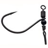 Gamakatsu G Finesse Swivel Drop Shot Fishing Hook with Nano Smooth Coat (1 Pack), Size 2, Black