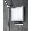 ToiletTree Products Deluxe LED Fogless Shower Mirror with Squeegee Anti-Fog Mirror - Adjustable Shaving Mirror with a Squeegee - Rust-Proof, Impact-Resistance Bathroom Shower Mirror