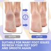 Nano Glass Foot File, Foot Rasp with Bamboo Handle Foot Scrubber Callus Remover Pedicure Foot Care to Remove Callus, Dead Skin and Cracked Heels - Bamboo
