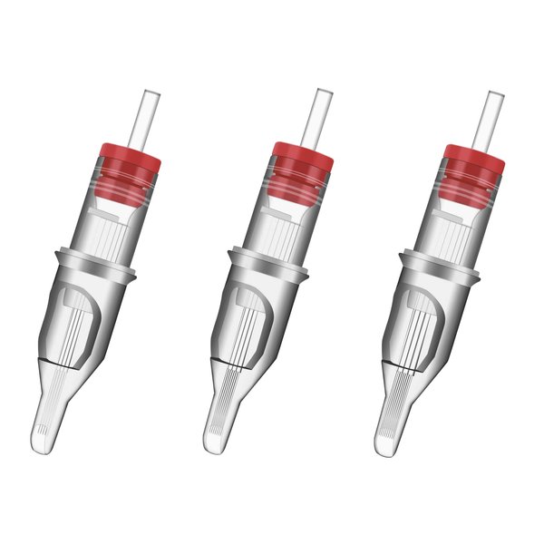 30pcs Mixed RM Tattoo Cartridge Needles, ATOMUS 10pcs of Each 5RM 7RM 11RM Round Curved Magnum Disposable Tattoo Needle