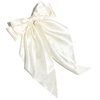 Cream Large Bows for Girls Hair Bows for Women,Long Satin Bows for Hair Bows for Girls 1 Pcs