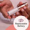 Finishing Touch Flawless Facial Hair Remover for Women, Rose Gold Face Razor with LED Light, Recyclable Packaging