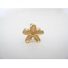 Generic Small mini gold flower petals metal hair claw clip