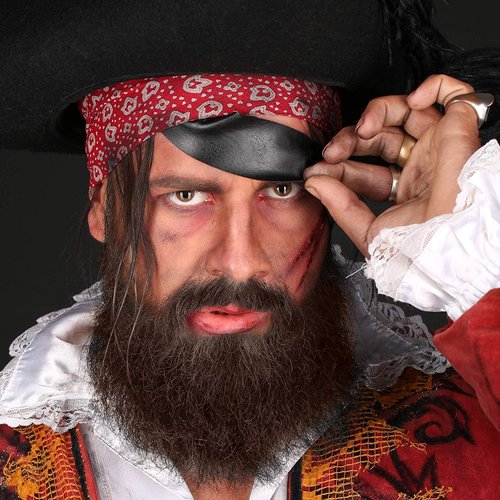 Mehron Makeup Crepe Hair 12-inch Braid (Dark Brown)