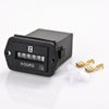 DC 6-80V Mechanical Hour Meter - AIMILAR Hourmeter for Diesel Engine Generator Boat Motorcross Motor Truck Tractor
