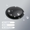 Matte Black tub Drain Stopper, Hidrop Pop Up Universal Tub Dain Tip Toe Bathtub Drain Stopper,Conversion Kit Assembly, Replaces Lift and Turn, Tip-Toe and Trip Lever drains for Tub, EZ Installation