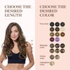 GOO GOO Clip in Hair Extensions Real Human Hair, 18inch 120g 7Pcs, 4A Chocolate Brown, Remy Human Hair Extensions Clip ins for Women, Natural Human Hair