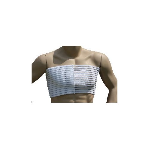 Alpha Medical Elasto-Fit Breast and Chest Compression Wrap. L0220 (Large ; Black)