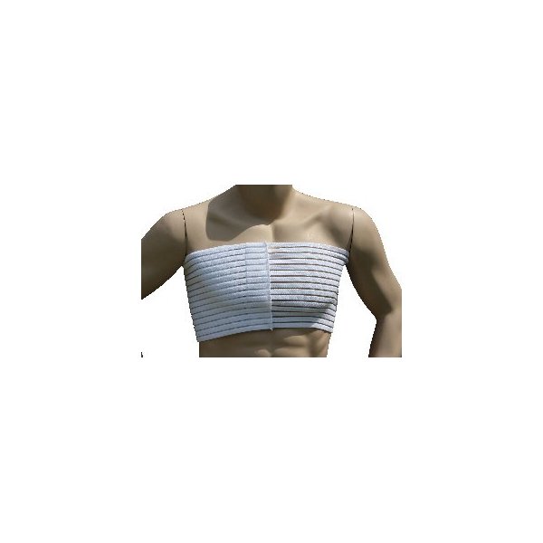 Alpha Medical Elasto-Fit Breast and Chest Compression Wrap. L0220 (Large ; Black)