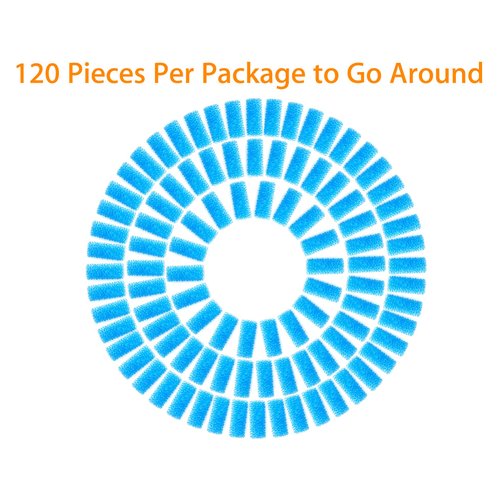 120-Pack of Premium Nasal Aspirator Hygiene Filters, Replacement for NoseFrida Nasal Aspirator Filter, BPA, Phthalate & Latex Free