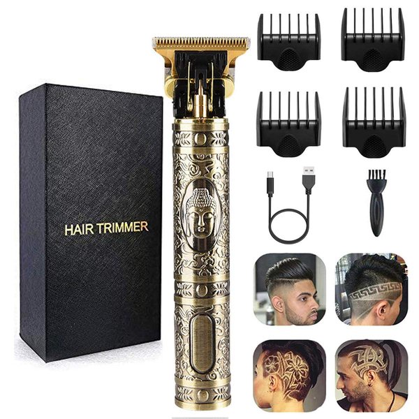 XASMA Professional Hair Clippers for Mens Zero Gapped Cordless Hair Trimmer Professional Haircut & Grooming Kit for Men Rechargeable LED Display (Fo)