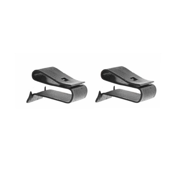 Radiator Fan Shroud Mounting Clips Set, Lower, Pair